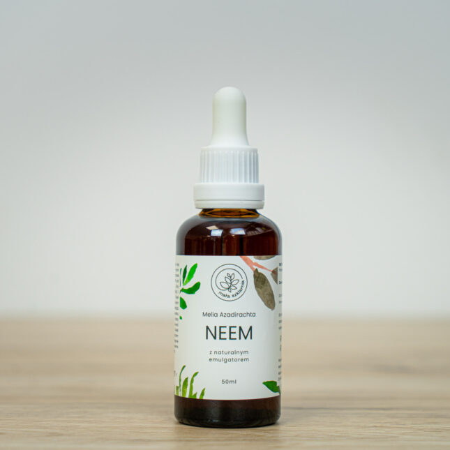 Olej neem z naturalnym emulgatorem 50 ml Olej neem z naturalnym emulgatorem 50 ml